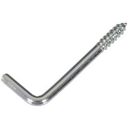 Hardware Essentials 852427 Screw Hook, 2-1/4 in L, Zinc-Plated