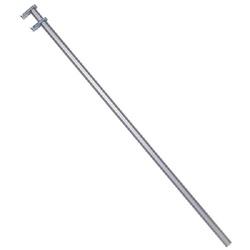 Hardware Essentials 852653 Closet Rod, 1 in Dia, 48 to 72 in L, Steel, Zinc