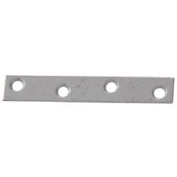Hardware Essentials 853087 Mending Plate, 4 in L, 5/8 in W, Steel,