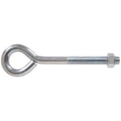 Hardware Essentials 320775 Eye Bolt with Nut, 5/8-11 Thread, Steel,