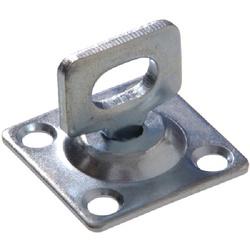 Hardware Essentials 852762 Safety Hasp, 1-1/2 in L, 1-1/2 in W, Steel, Zinc