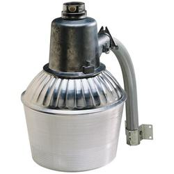 Heath Zenith HZ-5666-AL Non-Motion Security Light, 120 VAC, 100 W, 1-Lamp,