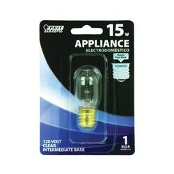 Feit Electric BP15T7N Incandescent Lamp, 15 W, T7 Lamp, Intermediate E17