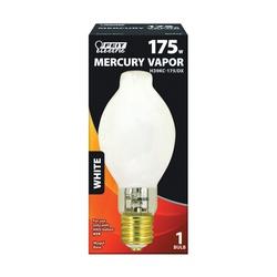 Feit Electric H39KC-175/DX Mercury Vapor Bulb, 175 W, BT28 Blown Tubular