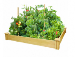4 in x 4 in x 5.5 in Raised Garden Kit