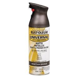 RUST-OLEUM Universal 353092 Metallic Paint, Matte, Venetian Bronze, 11 oz