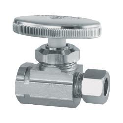 WAXMAN 7330500LF Straight Valve, 1/2 in Connection, FIP