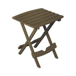 Adams Quik-Fold 8510-60-3734 Side Table 15-1/4 in W 17-3/8 in D 19-3/4 in