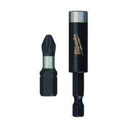 Milwaukee SHOCKWAVE 48-32-5009 Bit Tip Holder, #2 Drive, Phillips Drive, Hex