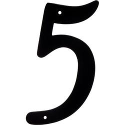 HILLMAN 841626 House Number, Character: 5, 4 in H Character, Black