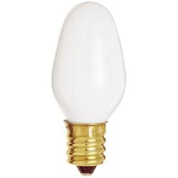 Satco S4726 Incandescent Bulb, 7 W, C7 Lamp, Candelabra E12 Lamp Base, 28