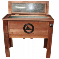 45 Quart Wood Cooler