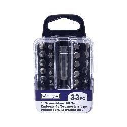 Vulcan 386360OR Screwdriver Bit Set, 33-Piece, Satin