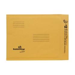Duck BKE-2 Bubble Mailer, 8-1/2 x 11 in, Kraft Paper, Manila, Self-Seal
