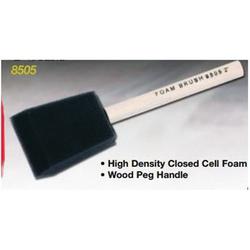 Linzer 8505/4 Foam Brush, 4 in Brush, Wood Handle