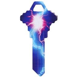 HILLMAN WacKey 87192 Key Blank, Brass, Nickel-Plated, For: Schlage/68 SC1