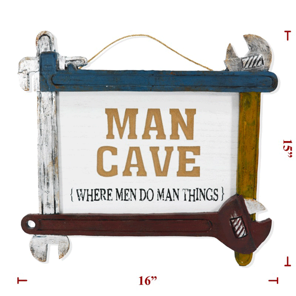 16" Wooden "Man Cave" Sign