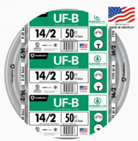 50 ft Underground Feeder Wire 14/2