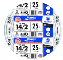25 ft 14/2 Romex Cable