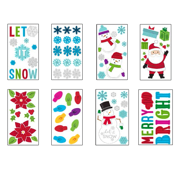 IMPACT INNOVATIONS 13525D Christmas Gel Cling, Thermoplastic Polymer