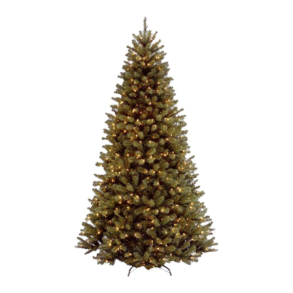 7.5 ft Artificial Christmas Tree with Clear Lights