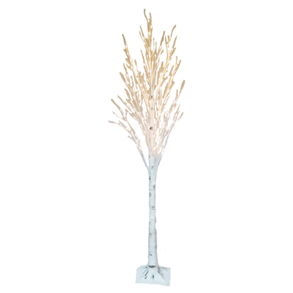6' Birch LED Twig Tree