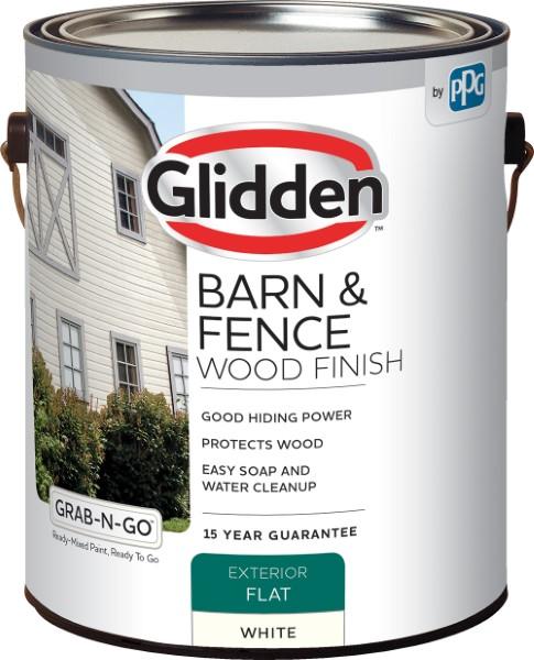 Glidden Barn & Fence Paint Flat White