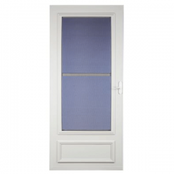 32 in Multi Vent Storm Door White-White Hardware