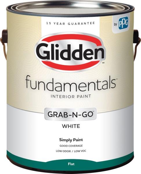 Glidden Fundamentals G&G Interior Paint White Flat