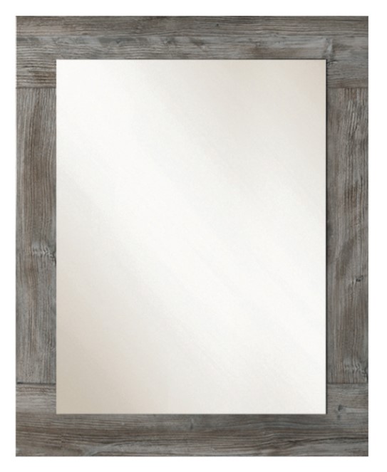 24" Elizabeth Mirror Drift. Gray