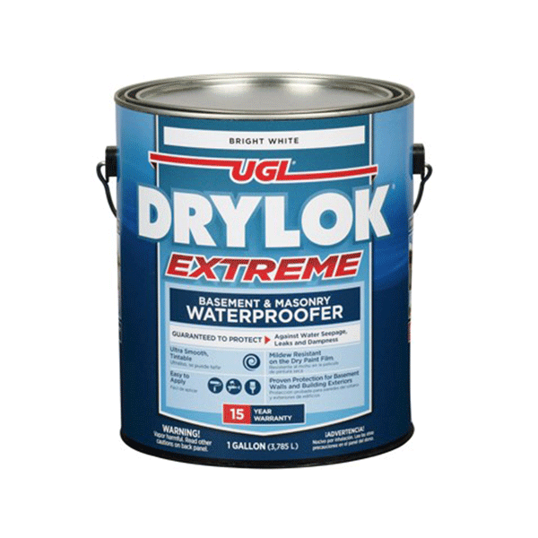 UGL DRYLOK EXTREME 28613 Masonry Waterproofer White Liquid 1 gal Pail