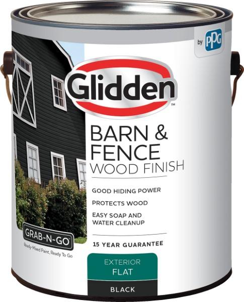 Glidden Barn & Fence Paint Flat Black