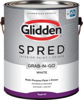 Glidden Spred Interior Paint + Primer Eggshell White