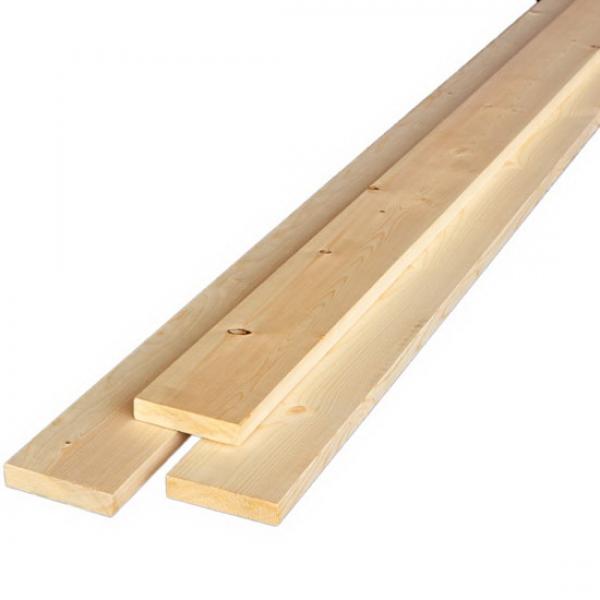 1 x 4 x 8 Ponderosa Pine No 2 and Better Kiln Dried Surfaced on 4 Sides