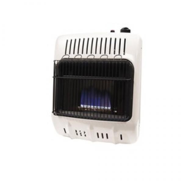 Mr. Heater MHVFDF10BF Vent-Free Blue Flame Dual Fuel Heater, 20 lb Fuel