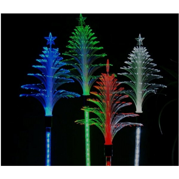 Solar Fiber Christmas Tree