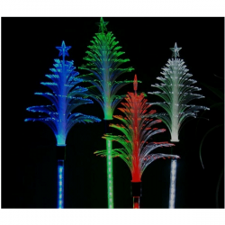 Solar Fiber Christmas Tree