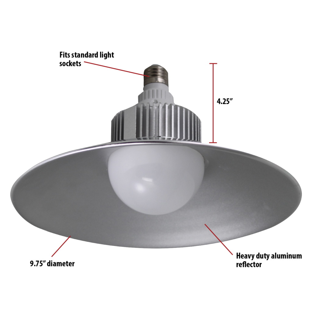STONEPOINT LED LIGHTING GGL-30 LED Bulb, General Purpose, E26 Lamp Base, Cool White Light, 4000 K Co