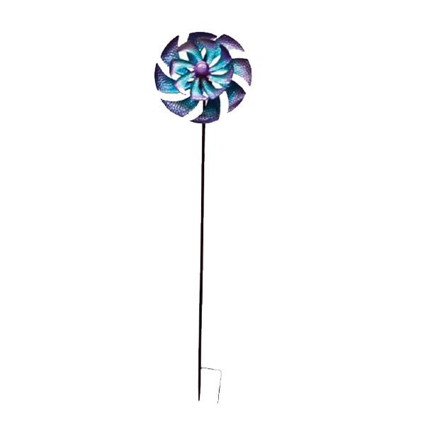 45" Tri Color Double Spinner Blu