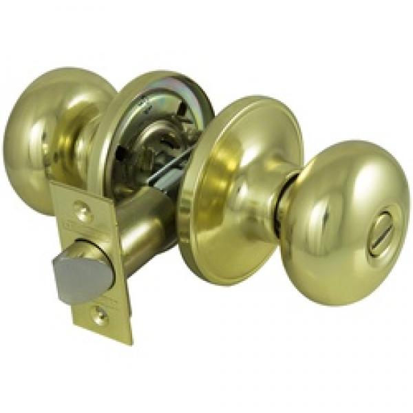 ProSource TF710V-PS Privacy Door Knob Lockset, Stainless Steel