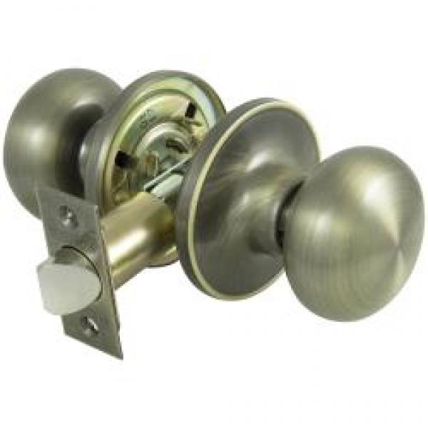 ProSource TF830V-PS Door Knob, Knob Handle, Metal, Antique Brass, 2-3/8 to