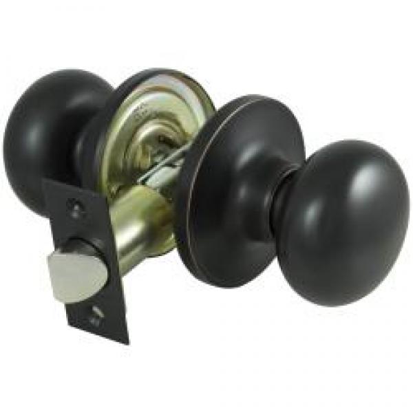 ProSource TFX730V-PS Door Knob, Knob Handle, Metal, Aged Bronze, 2-3/8 to