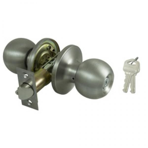 ProSource T3600V-PS Tubular Entry Knob Set, Stainless Steel