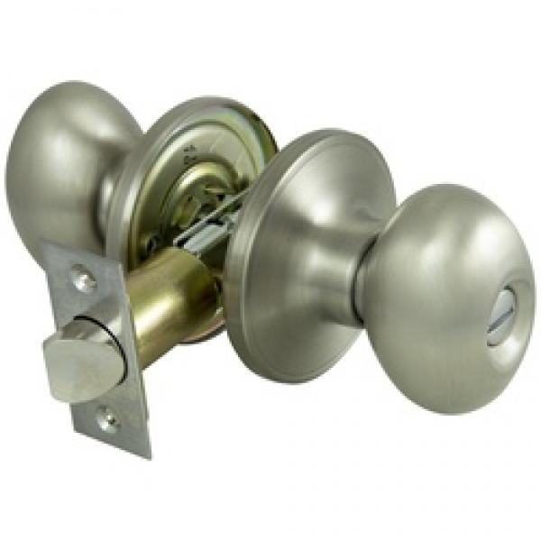 ProSource TYLP10V-PS Privacy Door Knob Lockset, Brass