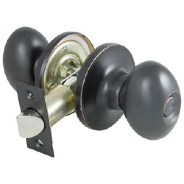 ProSource TYLX710V-PS Privacy Door Knob Lockset, Brass