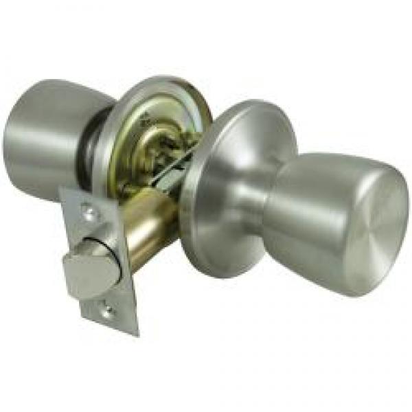 ProSource TS630V-PS Door Knob, Knob Handle, Metal, Stainless Steel, 2-3/8 to