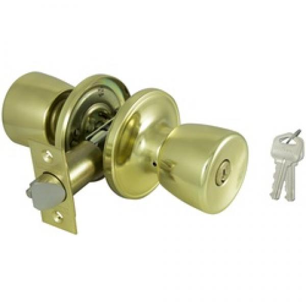 ProSource TS700V-PS Entry Door Knob, Brass