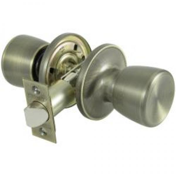 ProSource TS830V-PS Door Knob, Knob Handle, Metal, Antique Brass, 2-3/8 to