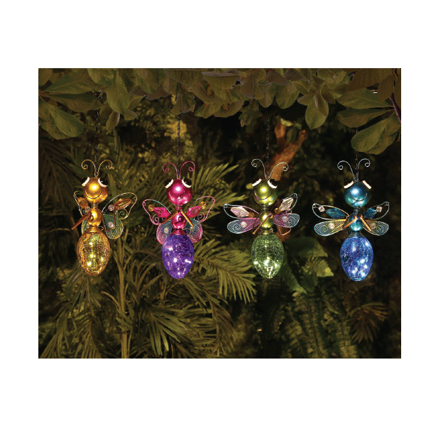 Solar Hanging Butterfly & Dragonfly Decor