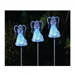 Alpine SOT102 Solar Stake, Angel, Metal/Plastic